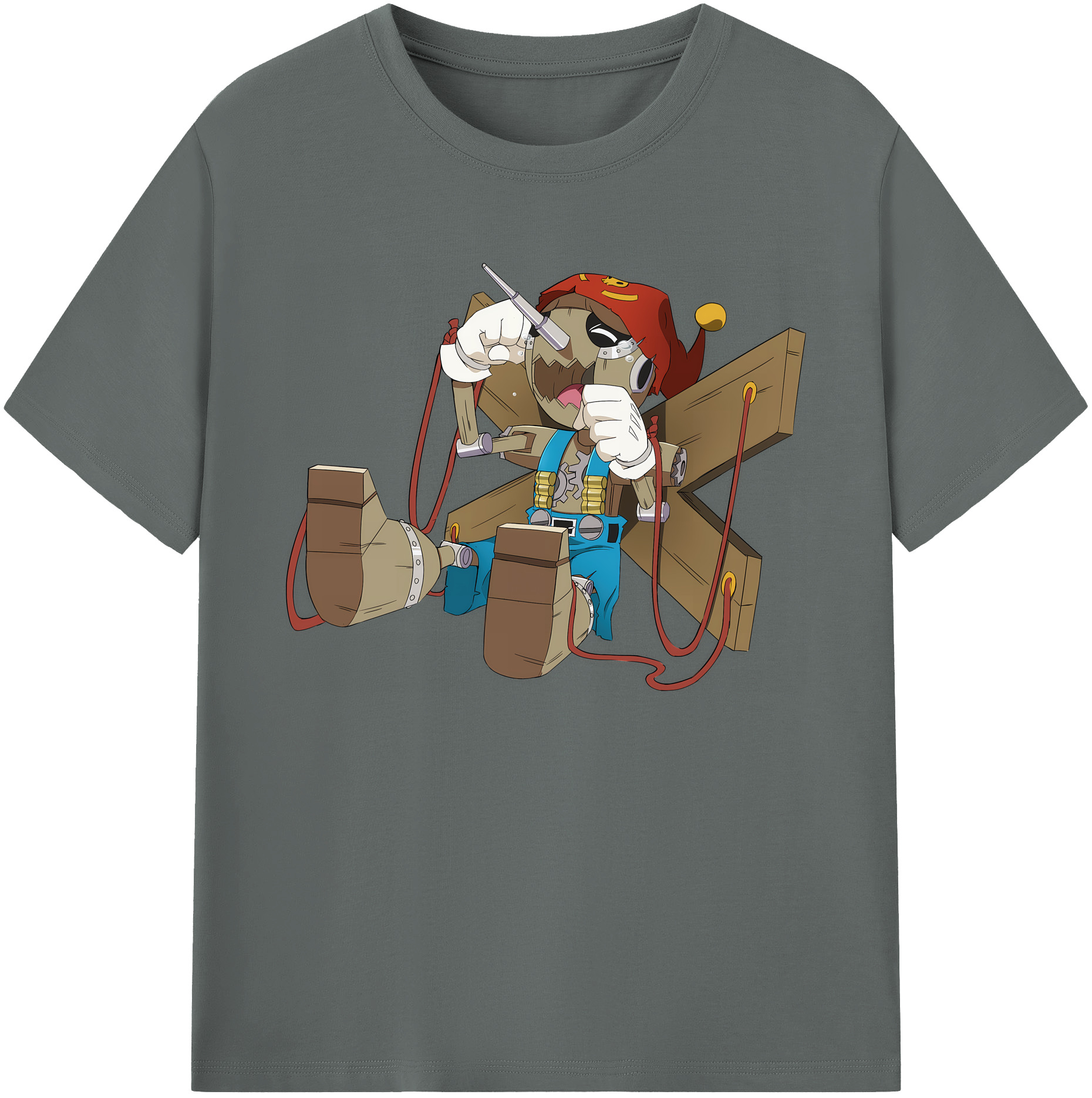 （画像用） Digimon デジタルモンスター/デジモン 綿100％ メンズ半袖Tシャツ｜肌触りやわらか＆通気性